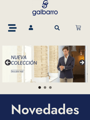 galbarro tienda trajes