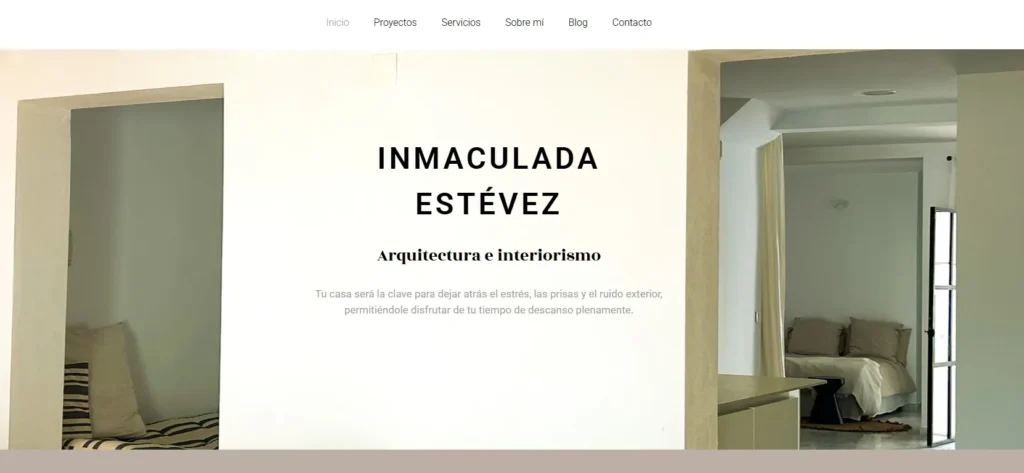 Web inma estevez arquiterctura